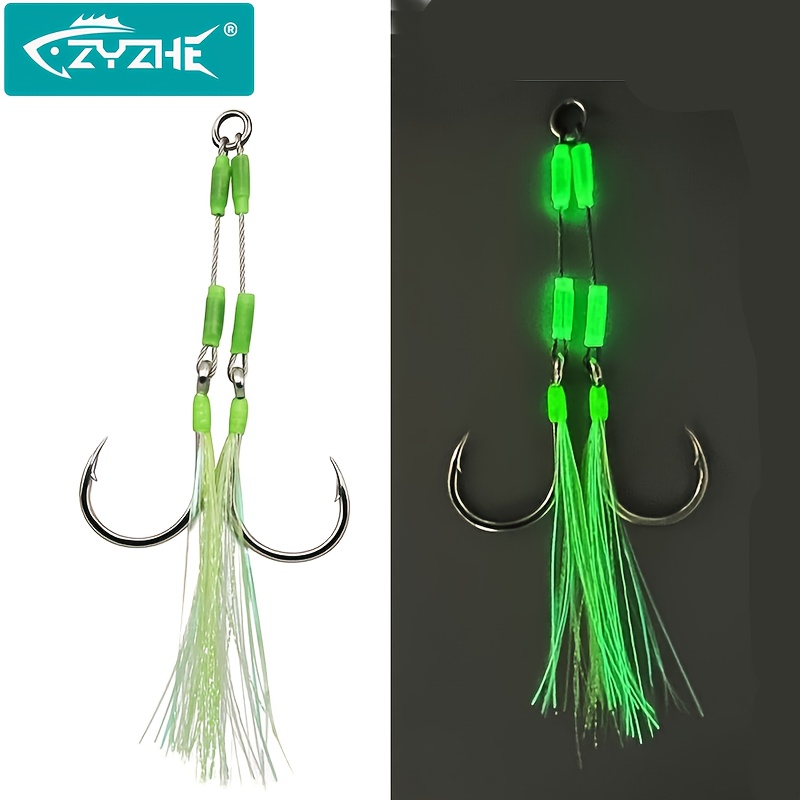 Fishing Hook Barbless - ZYZHE 1/3/5pcs Jig Assist Hook High