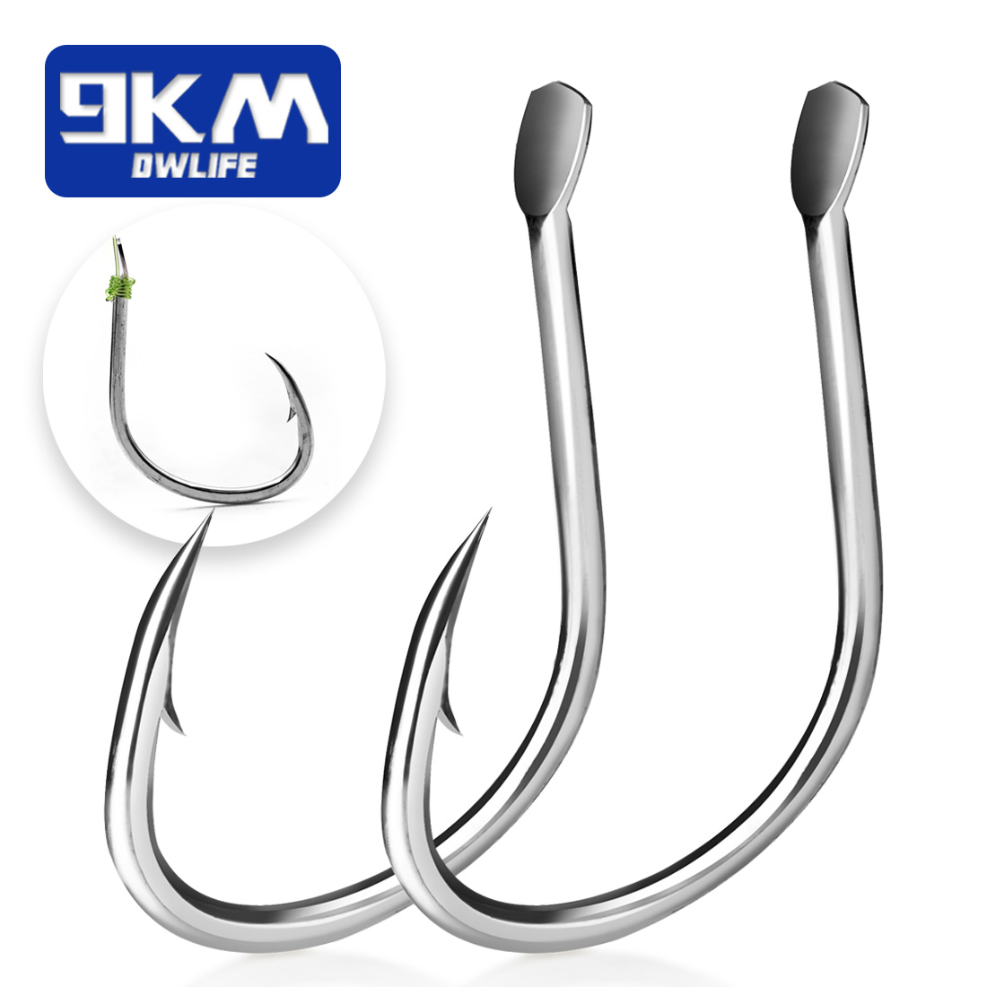 Fishing Hook Barbless - 9KM Live Bait Hooks Saltwater Fishing