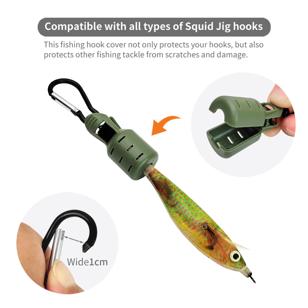 Squid Jig Hook Cover Durable P - đánh giá và giá Fishing Hook Size