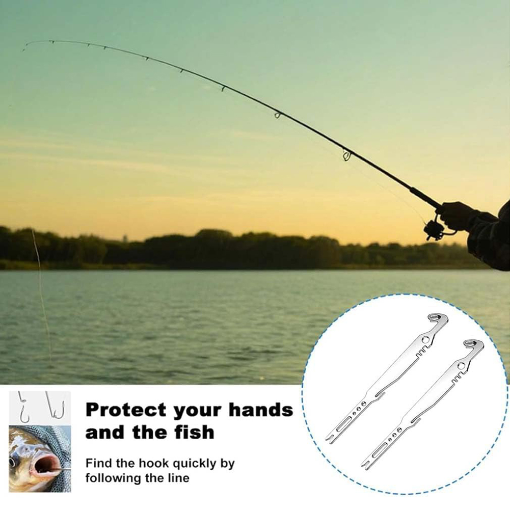 6 In 1 Stainless Steel Hook Re - đánh giá và giá Fishing Hook Remover