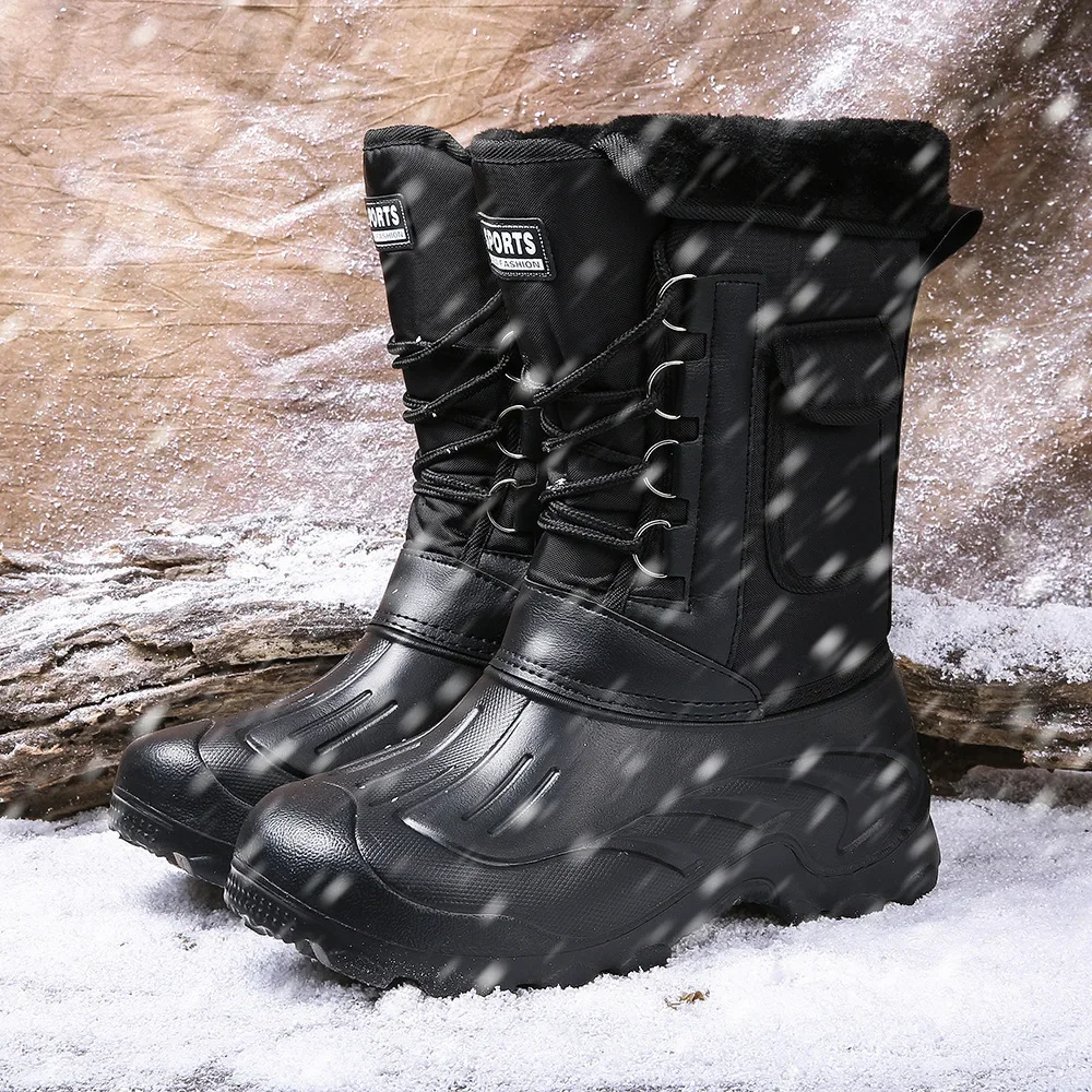 Men Winter Snow Boots Outdoor  - đánh giá và giá Fishing Hook Size
