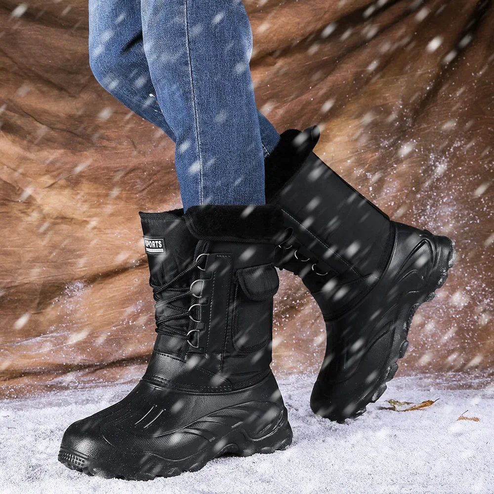 Men Winter Snow Boots Outdoor  - đánh giá và giá Fishing Hook Size