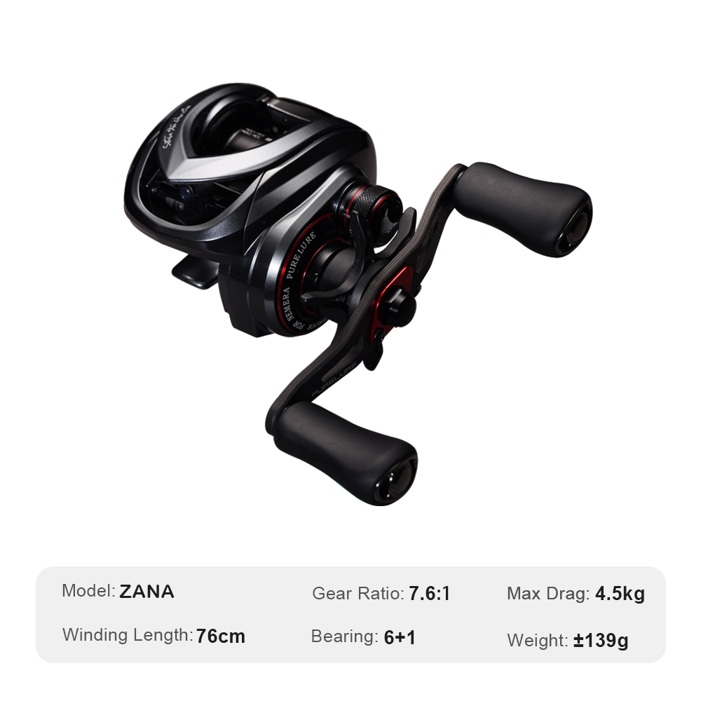 PURELURE ZANA 139g Aluminum Al - đánh giá và giá Abu Garcia Reel Max