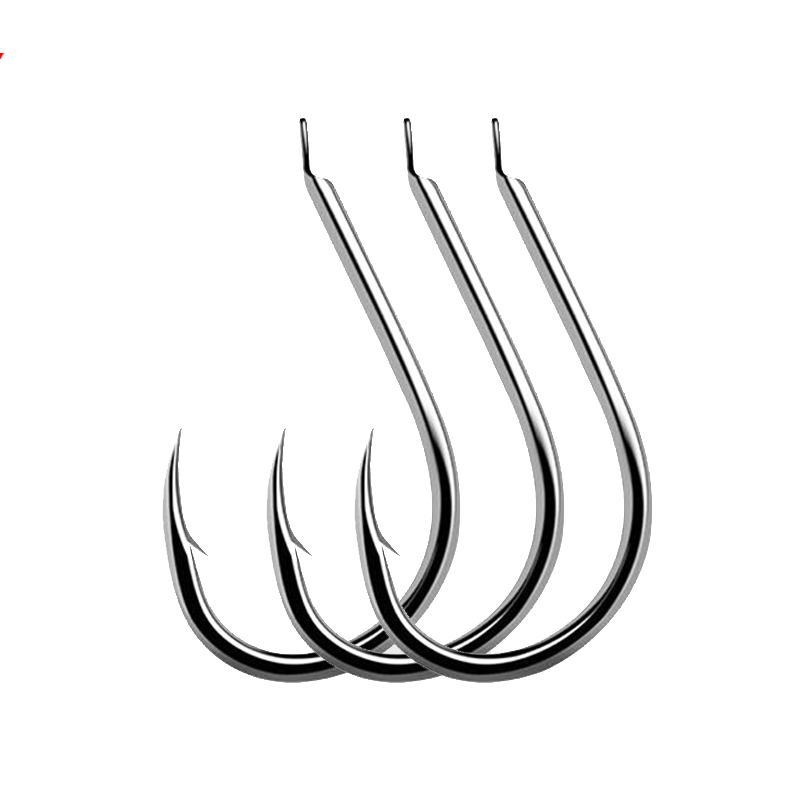100 Cái/lốc 7 Kích Thước Thép  - đánh giá và giá Fishing Hook Barbless