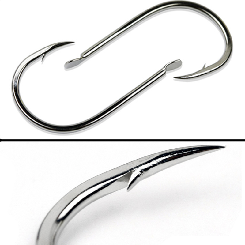 100 Cái/lốc 7 Kích Thước Thép  - đánh giá và giá Fishing Hook Barbless