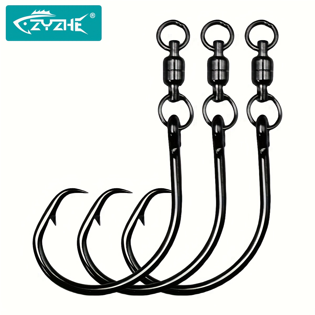 ZYZHE 3/6/9pcs Circle Hooks Wi - đánh giá và giá Fishing Hook Barbless
