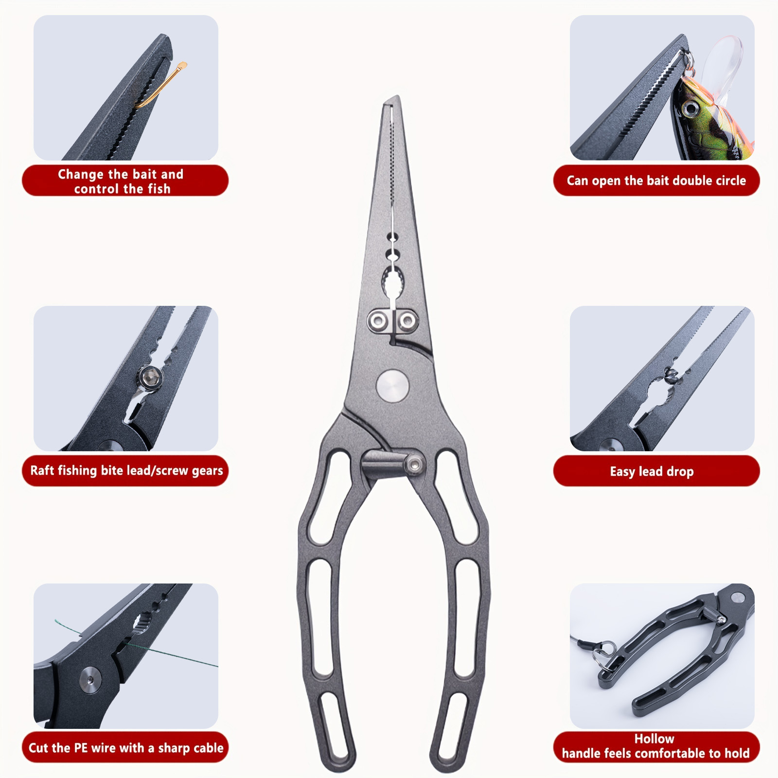 Fishing Pliers and Fish Grippe - đánh giá và giá Fishing Hook Remover